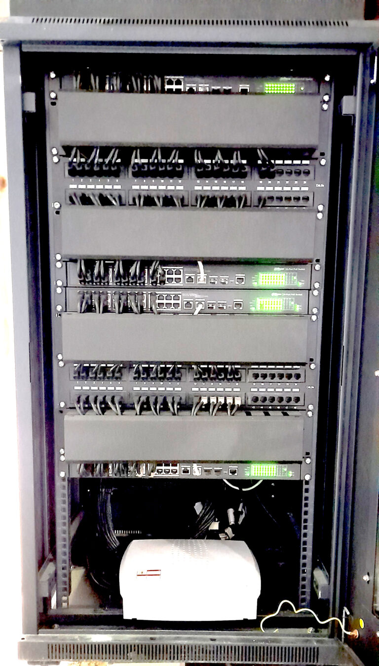 rack de datos redes wifi cámaras de seguridad ip cámaras analógicas poe sistemas de alarma domótica